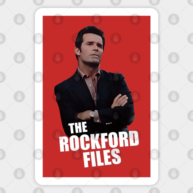 The Rockford Files - James Garner - 70s Tv Show Magnet by wildzerouk